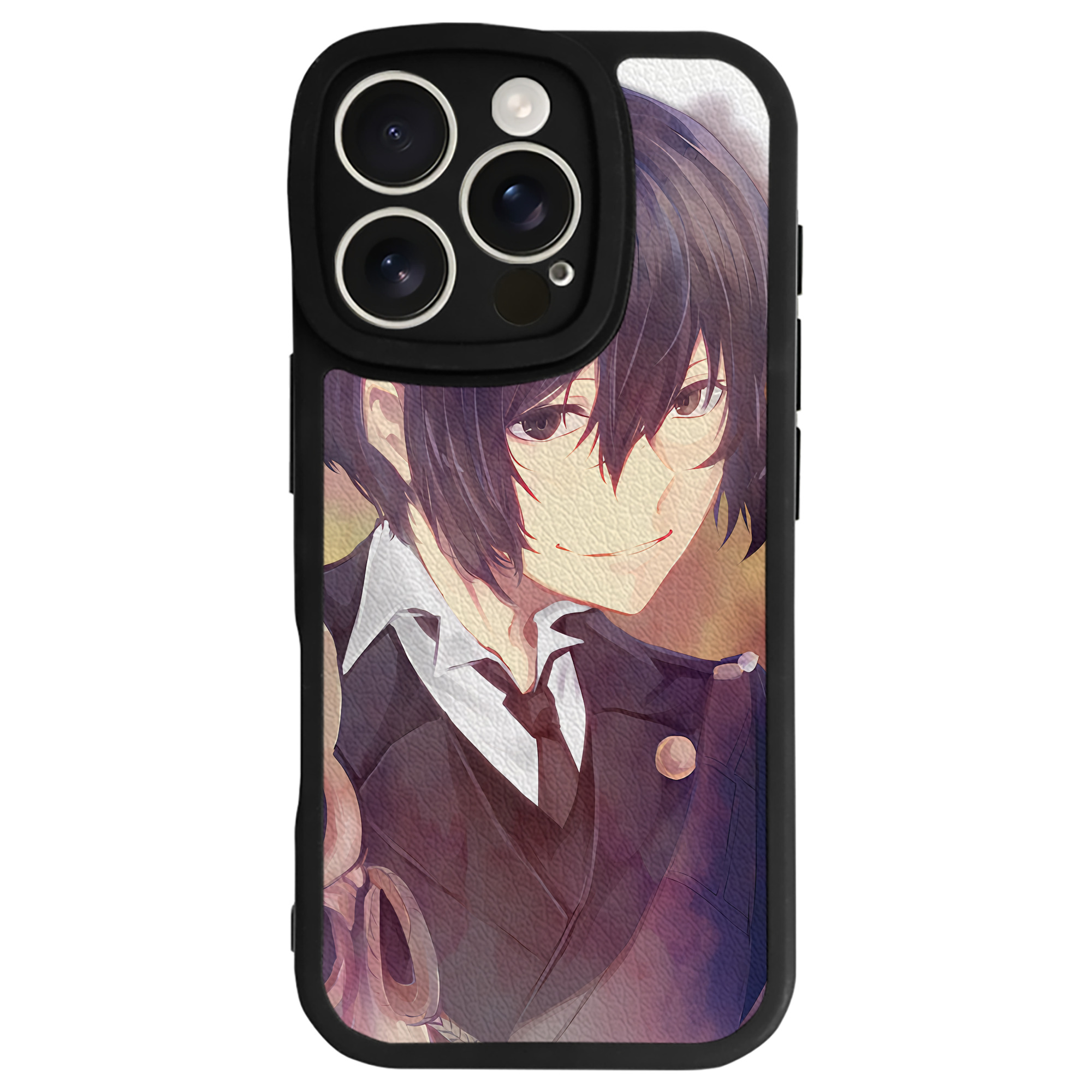 （画像用） 文豪ストレイドッグス Bungo Stray Dogs 【iPhone 16シリーズ対応】シリコンスマホケース（レザー調） 材質：シリコン